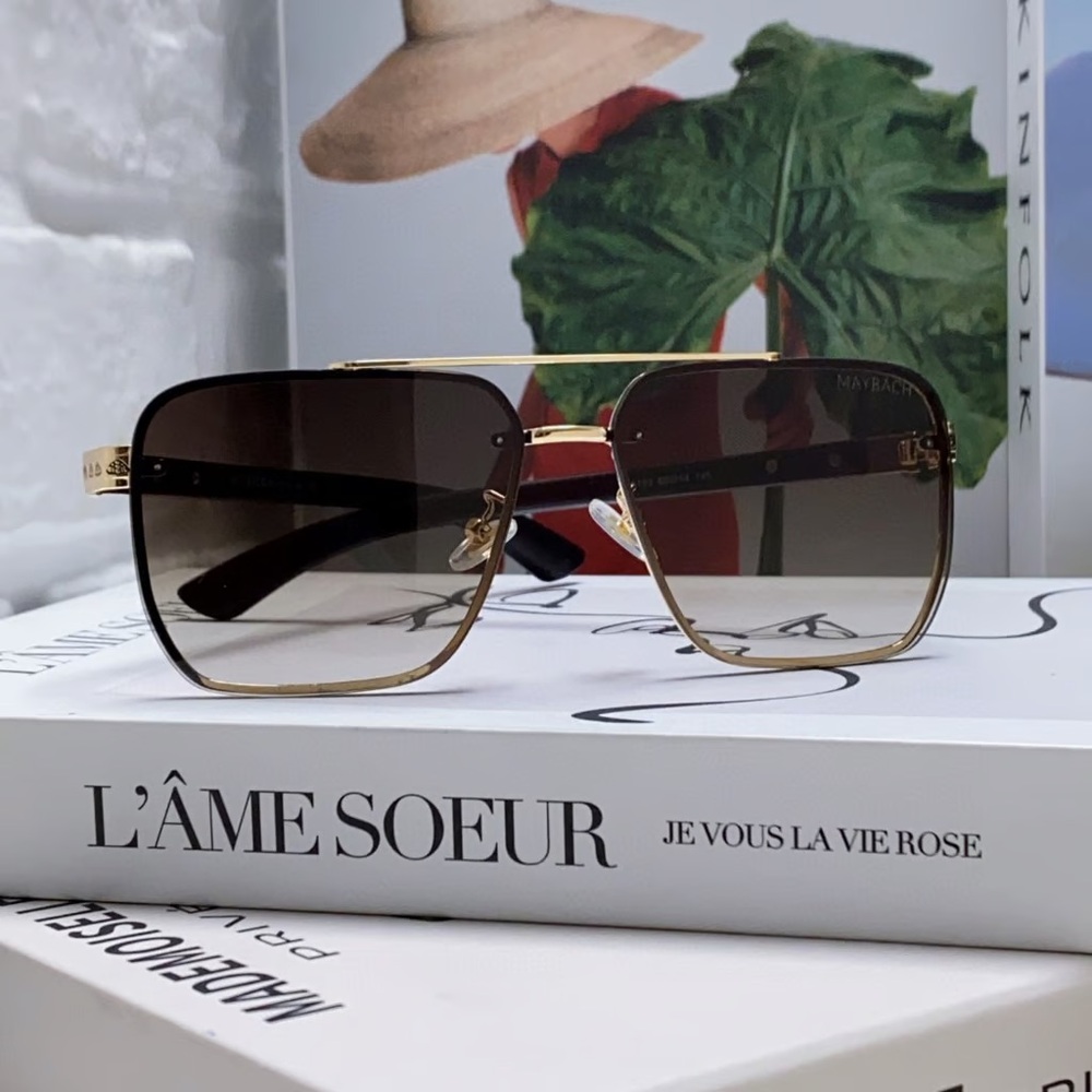 Gold and Brown Sunglasses